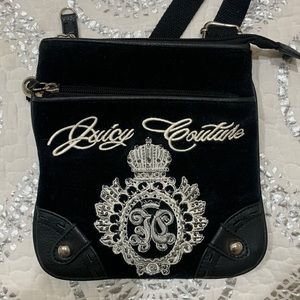 Juicy couture excellent condition sporty black side bag